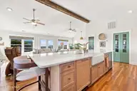 103 Georgia Street, Emerald Isle, NC 28594 — 4-bedroom waterfront home in Emerald Isle By The Sea, Emerald Isle, NC, photo 4 of 60: Kitchen Island