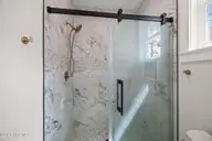2220 Park Avenue, Newport, NC 28570 — 5-bedroom home in Play Place Park, Newport, NC, photo 15 of 55: Primary Tiled Shower