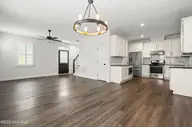 49 Ashley Woods Court, Clayton, NC 27527 — 3-bedroom home in Flowers Plantation, Clayton, NC, photo 5 of 38: Living/Dining Room