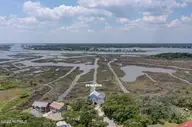316 Bay Circle, North Topsail Beach, NC 28460 — 3-bedroom waterfront townhome in Bay View, North Topsail Beach, NC, photo 7 of 44: 316BayDrone-8