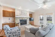 2508 Ocean Drive 14b1, Emerald Isle, NC 28594 — 2-bedroom waterfront condo in Ocean Reef, Emerald Isle, NC, photo 4 of 42: Living Space