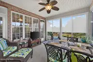 2037 Fanning Court, Leland, NC 28451 — 4-bedroom home in Waterford of the Carolinas, Leland, NC, photo 17 of 64: Sunroom