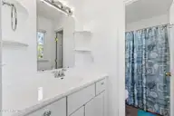 4580 Squirrel Avenue NW, Shallotte, NC 28470 — 3-bedroom home in Wildwood Village, Shallotte, NC, photo 21 of 30: Master Bathroom with Separate Shower/Tub
