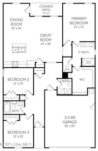 102 Nesbitt Court, Jacksonville, NC 28546 — 3-bedroom home in Muscadine, Jacksonville, NC, photo 3 of 61: Floor Plan