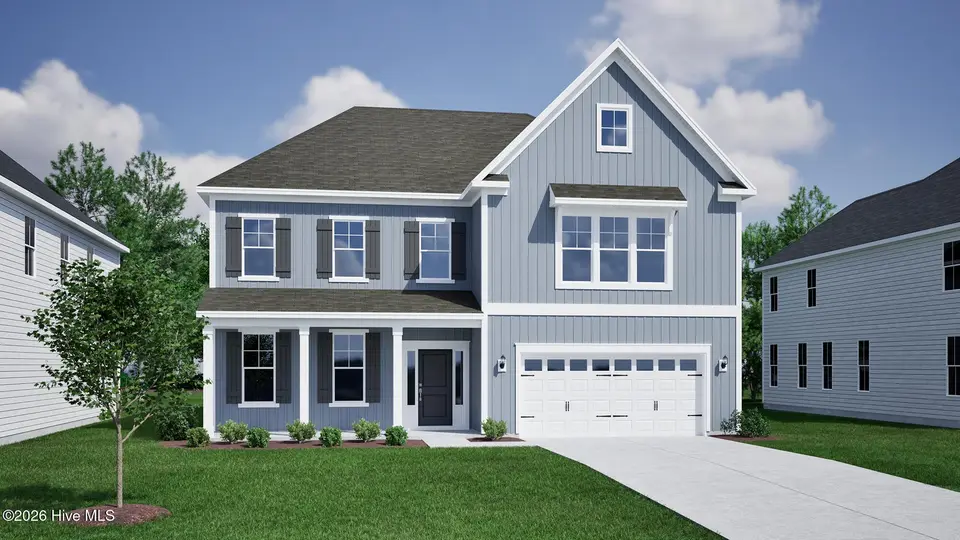 468 Heart Pne Avenue Lot 32, Wilmington, NC 28411 — 4-bedroom home in Indigo at Abbey Preserve, Wilmington, NC, photo 1 of 15: WebsterA-9ft-AltPorch-CP12_web