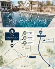 3764 Silver Melon Road NE, Leland, NC 28451 — 5-bedroom home in The Bluffs on the Cape Fear, Leland, NC, photo 3 of 44: Serenity by the pool and easy convenient