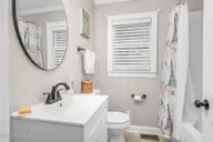 3313 Amherst Road, Rocky Mount, NC 27804 — 4-bedroom home in Westridge, Rocky Mount, NC, photo 12 of 20: Updated bathroom 2