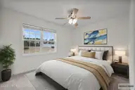 100 Cornerstone Place, Jacksonville, NC 28546 — 2-bedroom condo in Cornerstone Village, Jacksonville, NC, photo 19 of 35: Staged Bedroom 1