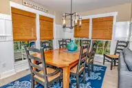 23 Ibis Roost, Bald Head Island, NC 28461 — 3-bedroom home in Ibis Roost, Bald Head Island, NC, photo 19 of 40: Dinning Room