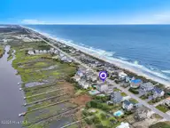3713 Island Drive, North Topsail Beach, NC 28460 — 6-bedroom waterfront home, North Topsail Beach, NC, photo 6 of 75: Aerial proximity to the ocean