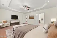 120 Shadow Creek Court, Pinehurst, NC 28374 — 4-bedroom townhome in Villas at Forest Hills, Pinehurst, NC, photo 19 of 46: primary bed2 VS
