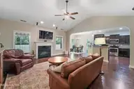 134 Mittams Point Drive, Jacksonville, NC 28546 — 3-bedroom home in Towne Pointe, Jacksonville, NC, photo 12 of 40: LIVING ROOM, DINING ROOM, KITCHEN FROM M