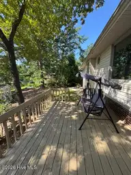 108 Fox Run Court, West End, NC 27376 — 3-bedroom waterfront home in Seven Lakes North, West End, NC, photo 21 of 39: Deck