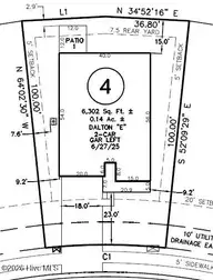 2013 Brisco Way 4, Leland, NC 28451 — 3-bedroom home in Brunswick Forest, Leland, NC, photo 24 of 36: Plot Plan