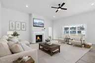 107 Brighton Street, La Grange, NC 28551 — 4-bedroom home in Hadley Acres, La Grange, NC, photo 4 of 44: Living Room Staged