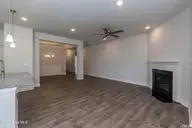 123 White Bark Avenue Lot 18, Rocky Mount, NC 27804 — 3-bedroom home in Longneedle, Rocky Mount, NC, photo 9 of 24: Gas Log Fireplace