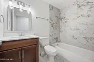 122 Forest Drive, Aberdeen, NC 28315 — 3-bedroom home in Sherwood Forest, Aberdeen, NC, photo 23 of 50: Full Hall bath