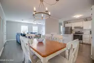 108 Hoffman Beach Road, Salter Path, NC 28512 — 3-bedroom waterfront home, Salter Path, NC, photo 12 of 42: Dining