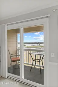 650 Cedar Point Boulevard B35, Cedar Point, NC 28584 — 1-bedroom waterfront condo in Cedar Point Villas, Cedar Point, NC, photo 4 of 27: Balcony