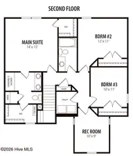 228 Cordgrass Court, Smithfield, NC 27577 — 3-bedroom home in Marin Woods, Smithfield, NC, photo 15 of 15: Second Floor