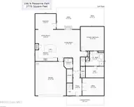166 N Passerine Path, Hampstead, NC 28443 — 4-bedroom home in Songbird Landing, Hampstead, NC, photo 4 of 70: First Floor Floorplan