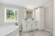 304 Mullins Street, Princeville, NC 27886 — 4-bedroom manufactured home, Princeville, NC, photo 14 of 47: Primary Bathroom
