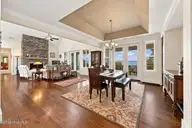 609 Neuse Harbour Boulevard, New Bern, NC 28560 — 4-bedroom waterfront home in Neuse Harbour, New Bern, NC, photo 8 of 57: Living room & Dining room