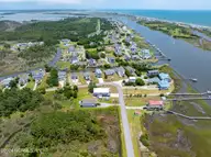 208 41 Waterway Drive, Sneads Ferry, NC 28460 — waterfront lot in Golden Acres, Sneads Ferry, NC, photo 17 of 23: 208 and 210 Waterway Drive - Aerials - E