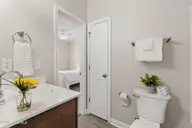 155 Lincoln Place Circle, Leland, NC 28451 — 3-bedroom townhome in Lincoln Place Townhomes, Leland, NC, photo 21 of 39: Downstairs Full Bath