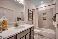 511 Heart Pine Avenue, Wilmington, NC 28411 — 3-bedroom home in Indigo at Abbey Preserve, Wilmington, NC, photo 18 of 27: Bedroom 2 Bathroom