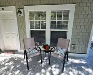 411 Nicks Way Unit B, Southport, NC 28461 — 3-bedroom condo in The Village at Southport, Southport, NC, photo 1 of 37: Front porch