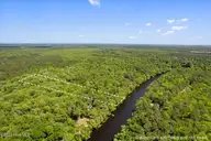 0 Riverview Drive, Burgaw, NC 28425 — waterfront lot in Alligator Lakes Estates, Burgaw, NC, photo 4 of 25: 22-OutlinesDronePhotosLotBurgaw-4