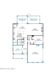 278 Dona Drive, Carthage, NC 28327 — 4-bedroom home in Tyson's Trail Estates, Carthage, NC, photo 2 of 4: First Floor