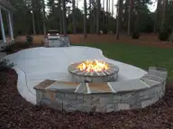 105 Saville Row, Pinehurst, NC 28374 — 4-bedroom home in Linden Close, Pinehurst, NC, photo 9 of 45: Natural Gas Firepit