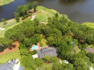 60 Lake Dornoch Drive, Pinehurst, NC 28374 — 4-bedroom waterfront home in CCNC, Pinehurst, NC, photo 2 of 70: Home, Golf & Lake - Aerial