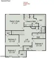 431 Barter Drive, Vass, NC 28394 — 4-bedroom home in The Exchange At Vass, Vass, NC, photo 20 of 20: Second Floor