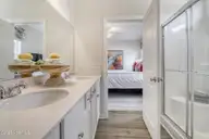 462 Galloping Foal Way SE, Bolivia, NC 28422 — 3-bedroom home in River Tide Farms, Bolivia, NC, photo 18 of 24: Primary Bathroom - Brunswick -