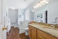 409 Neuchatel Road, New Bern, NC 28562 — 3-bedroom home in Taberna, New Bern, NC, photo 22 of 40: Primary Bathroom