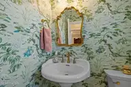 2707 E Fairway Road, Morehead City, NC 28557 — 4-bedroom home in Country Club East, Morehead City, NC, photo 20 of 61: Powder room
