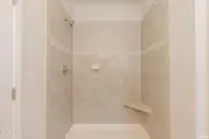 123 White Bark Avenue Lot 18, Rocky Mount, NC 27804 — 3-bedroom home in Longneedle, Rocky Mount, NC, photo 20 of 24: 5' Tile Shower