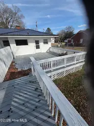 604 Hines Avenue, Kinston, NC 28504 — 3-bedroom home, Kinston, NC, photo 10 of 16: Deck view
