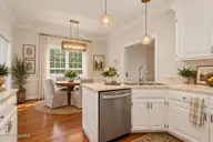 105 Green Bank Court, Rocky Mount, NC 27804 — 3-bedroom home in Charleston Place, Rocky Mount, NC, photo 14 of 44: Virtually Staged Kitchen