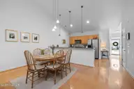 514 B Village Green Drive, Morehead City, NC 28557 — 2-bedroom condo in Brandywine Bay, Morehead City, NC, photo 9 of 29: Dining to kitchen