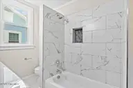 809 School Street, Rocky Mount, NC 27801 — 3-bedroom home in Edgemont Park, Rocky Mount, NC, photo 14 of 24: Hallway Bathroom