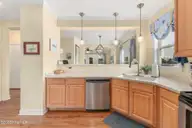 118 Shell Drive West, Emerald Isle, NC 28594 — 5-bedroom waterfront townhome, Emerald Isle, NC, photo 15 of 42: 118 Shell Dr. Kitchen