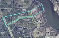 280 Donnie Davis Road, Williston, NC 28589 — waterfront lot in William C. Alston, Williston, NC, photo 3 of 21: lot lines