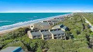 545 Salter Path Road L7, Pine Knoll Shores, NC 28512 — 4-bedroom waterfront condo in Beacon's Reach, Pine Knoll Shores, NC, photo 10 of 43: Aerial Ocean Backdrop