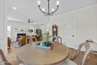 2406 Great Laurel Court, Greenville, NC 27834 — 3-bedroom home in Stone Haven at Landover, Greenville, NC, photo 10 of 54: Dining Room View 3