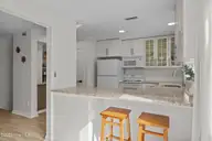 651 Salter Path Road 20b, Pine Knoll Shores, NC 28512 — 3-bedroom waterfront condo in Ocean Glen Condo, Pine Knoll Shores, NC, photo 7 of 41: Bar Seating