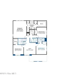 1033 Doe Place, Wilmington, NC 28409 — 4-bedroom home in Fawn Valley, Wilmington, NC, photo 3 of 4: Second Floor